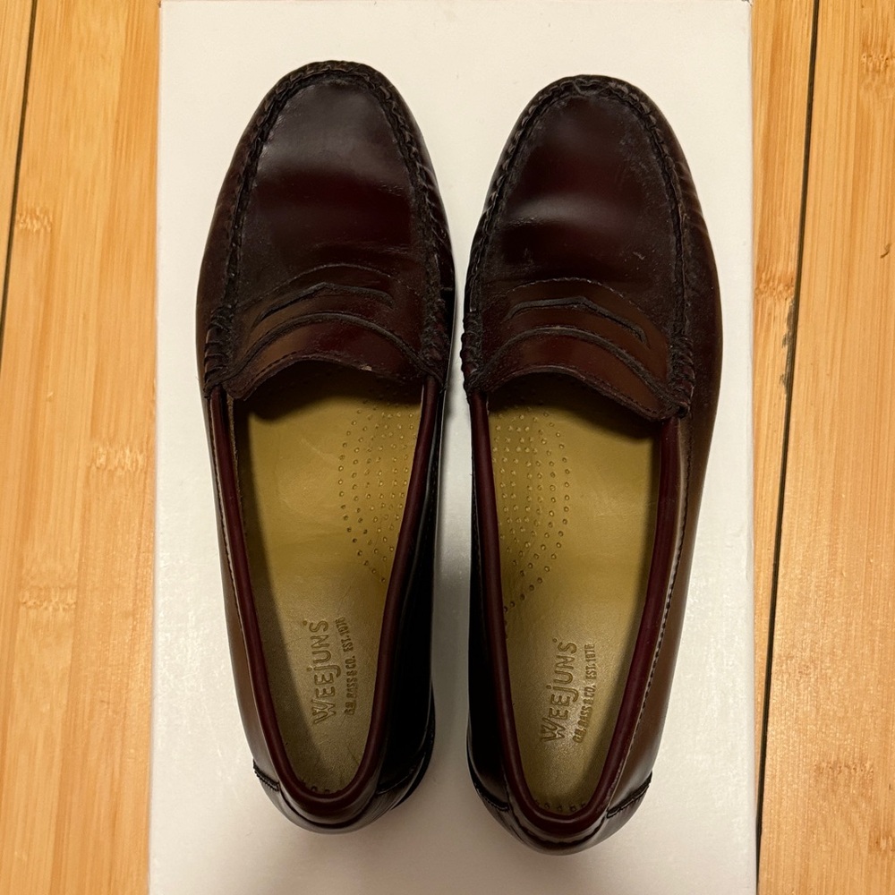 G.H. Bass & Co. Women's Penny Loafers in Burgundy